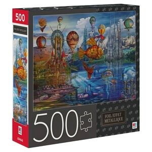 500-Piece Foil Puzzle, Fantasy Panorama